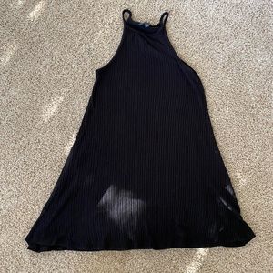American Eagle Tank Top Shift Dress - Black - X Small